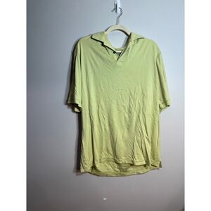 Cooper Jones Mens‎ XL Lime Green Short Sleeve Polo Shirt Casual Jersey Top